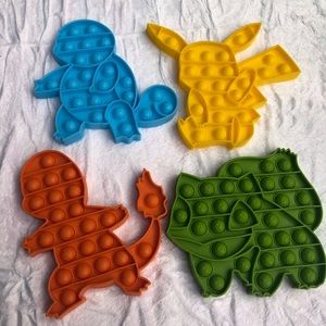Pokémon 4 pack of pop it fidgets- NWT sensory toy